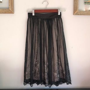 H & M Vintage Laced Skirt